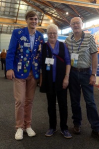 Antoine Girot DeLANGLADE with Jan & Paul O'Brien at the Rotary International Convention in Sydney 2014