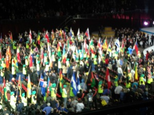 Parade of Flags at the RI convention